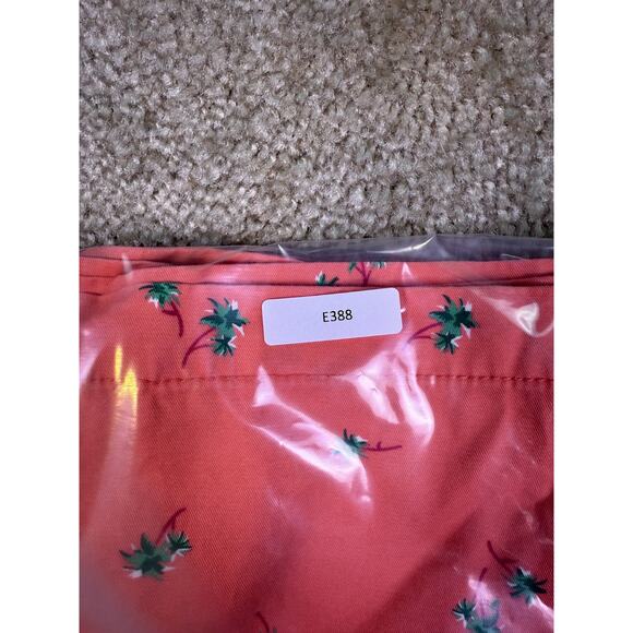 Old Navy Women's Coral Shorts With Palm Trees Size 10 Summer Tropical E388 - Picture 10 of 10